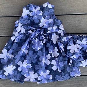 Cute Flower Baby Dress 0-3 Months